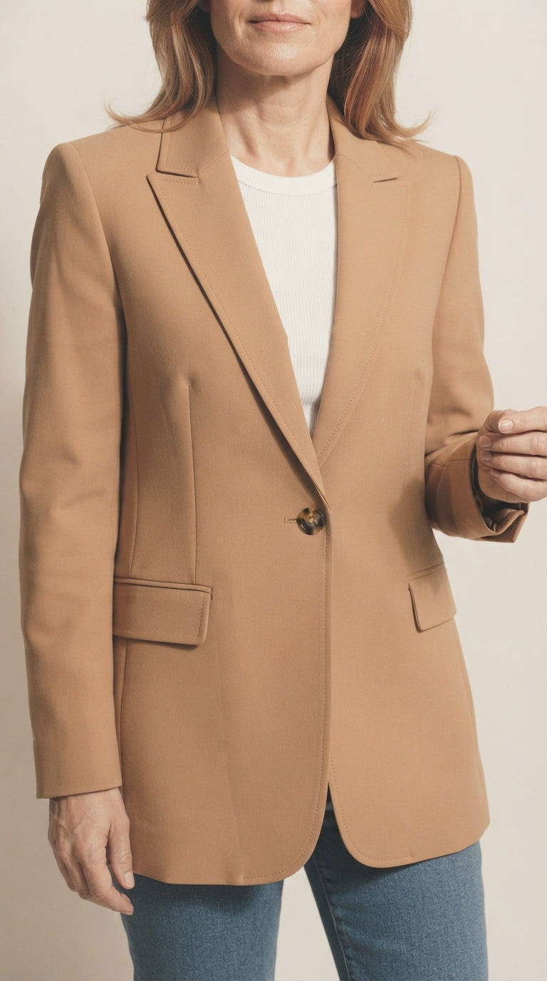 Damen Eleganter Einreihiger Blazer