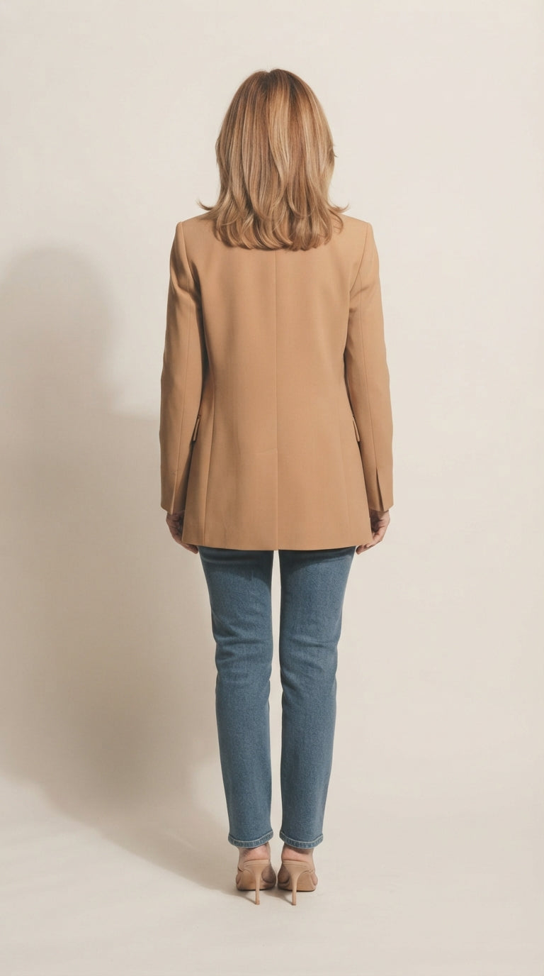 Damen Eleganter Einreihiger Blazer